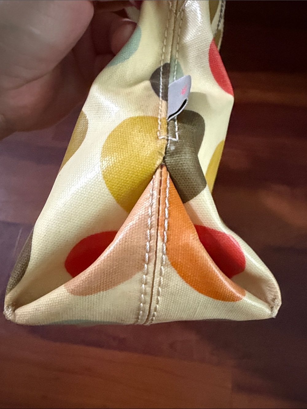 Orla Kiely Classic Multi Stem Shoulder Bag featuring a signature colorful leaf - Picture 6 of 15